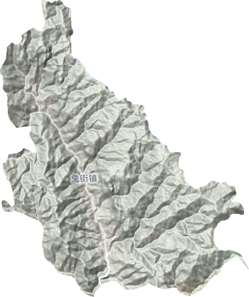 兔街镇地形地图