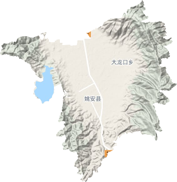栋川镇地形地图