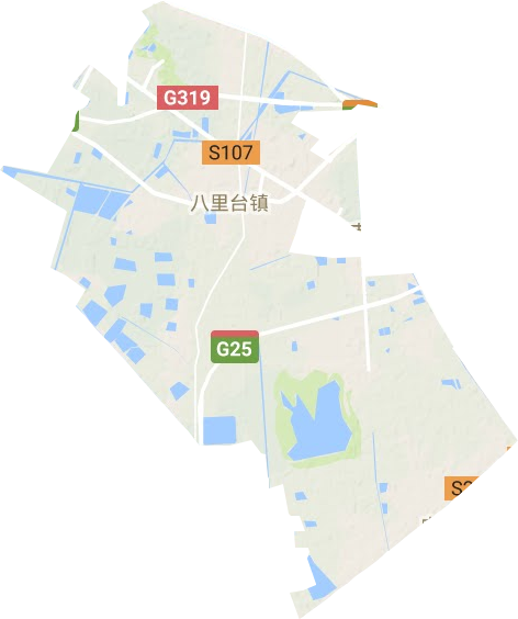 八里台镇地形地图