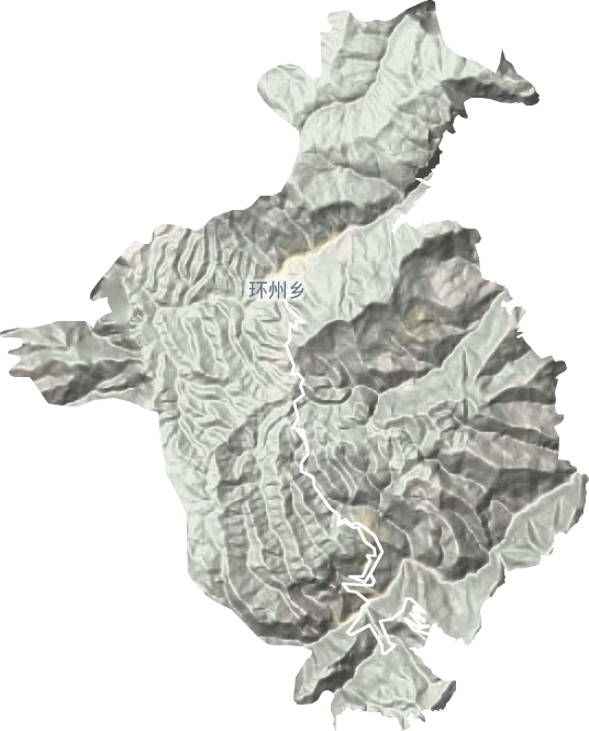 环州乡地形地图