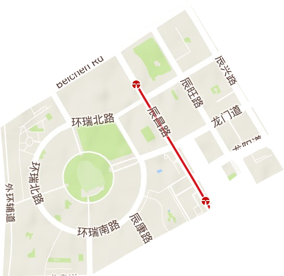 瑞景街道地形地图