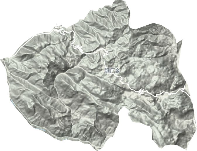 铜厂乡地形地图