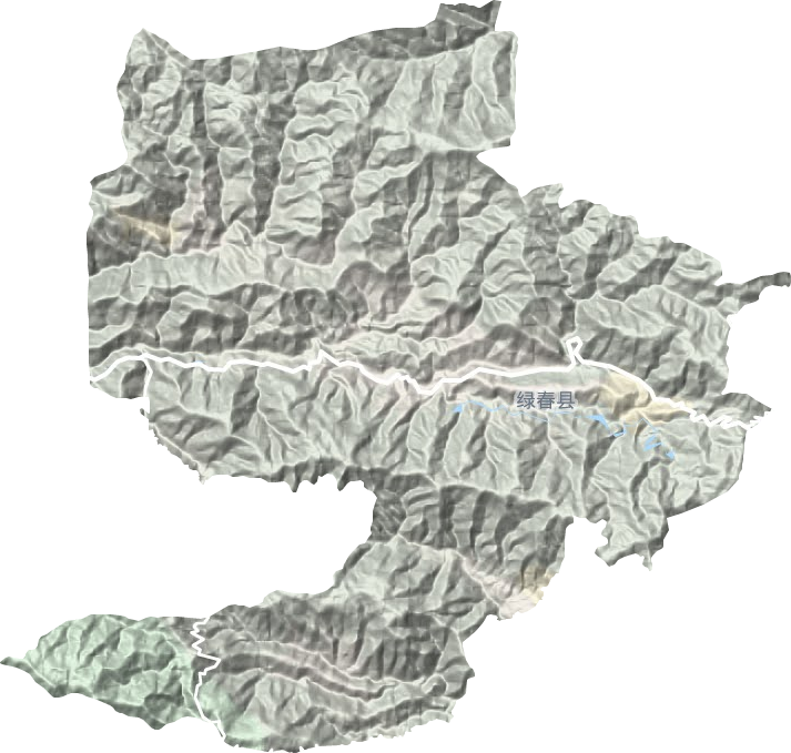 大兴镇地形地图