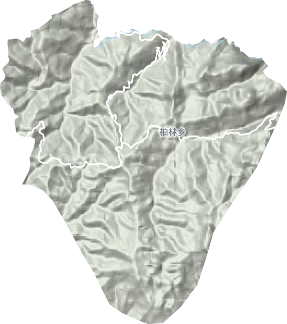 柏林乡地形地图