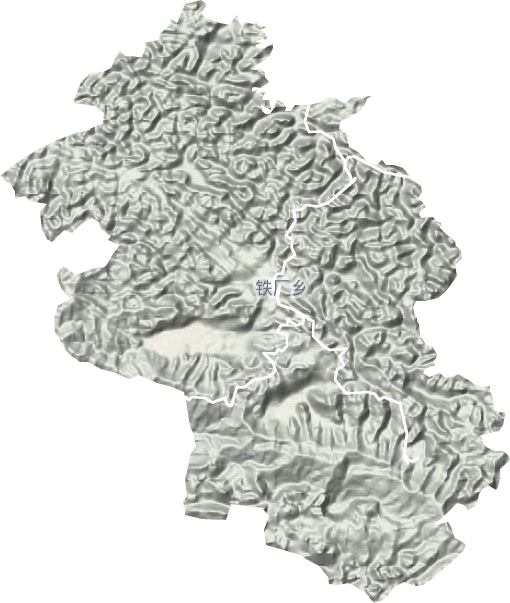 铁厂乡地形地图