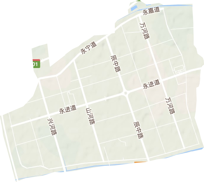 天津风电产业园地形地图