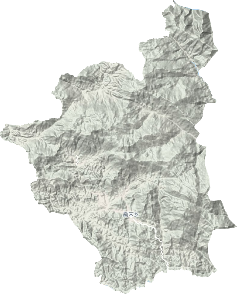 勐宋乡地形地图