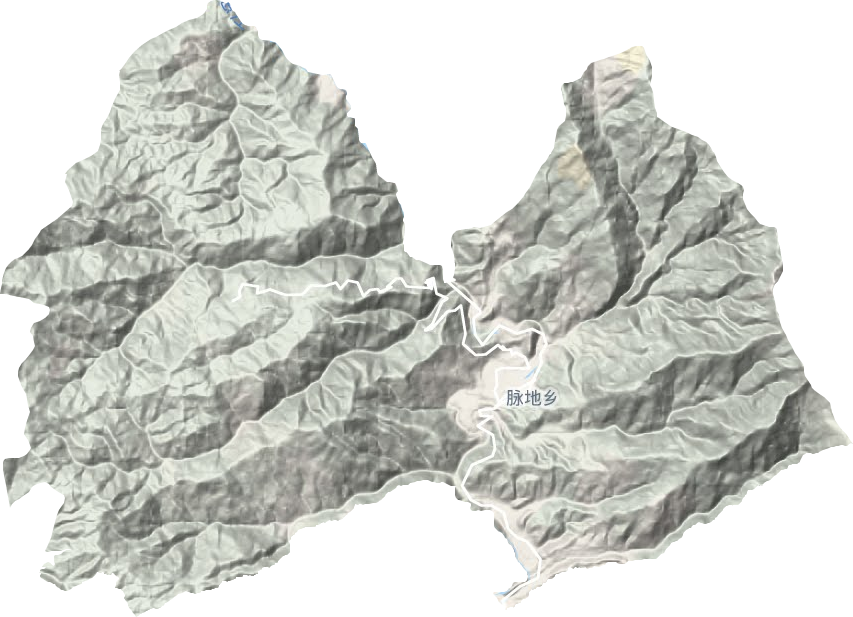 漾江镇地形地图