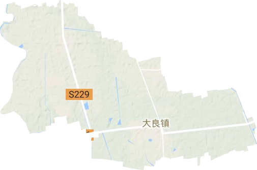 大良镇地形地图