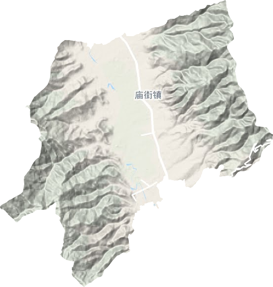 庙街镇地形地图