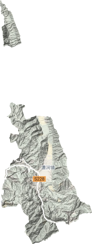 漕涧镇地形地图