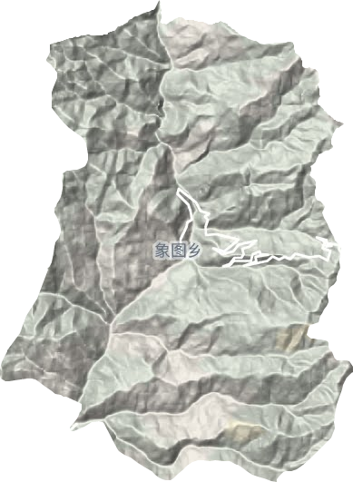 象图乡地形地图