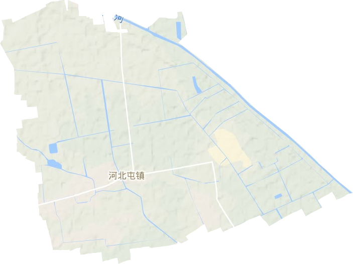 河北屯镇地形地图