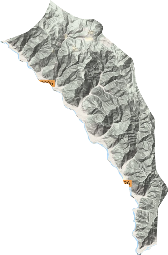 金江镇地形地图