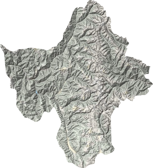 格咱乡地形地图