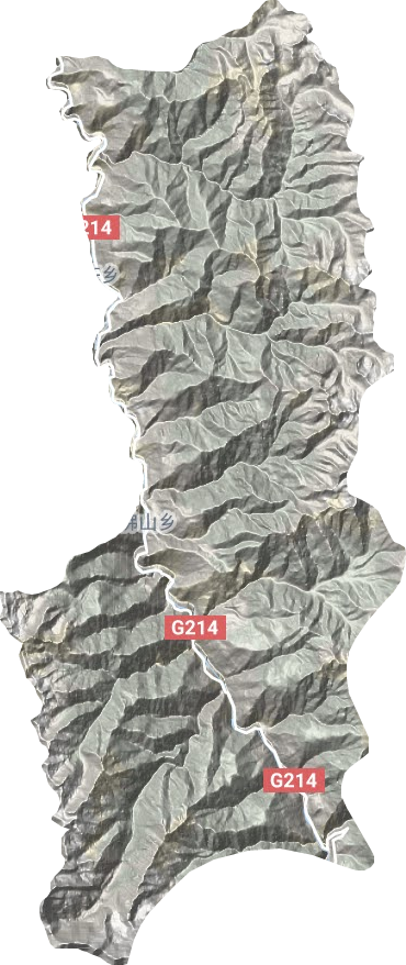 佛山乡地形地图