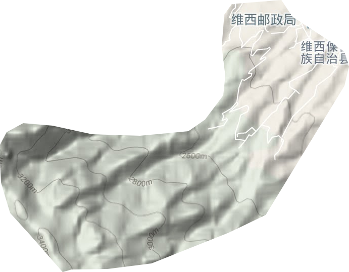 保和镇地形地图