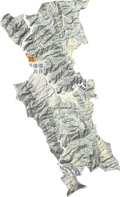 永春乡地形地图