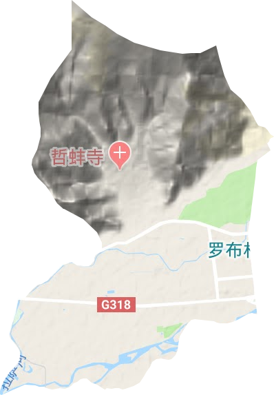 金珠西路街道地形地图