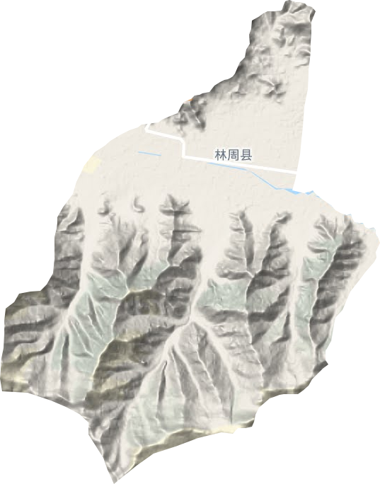 甘丹曲果镇地形地图