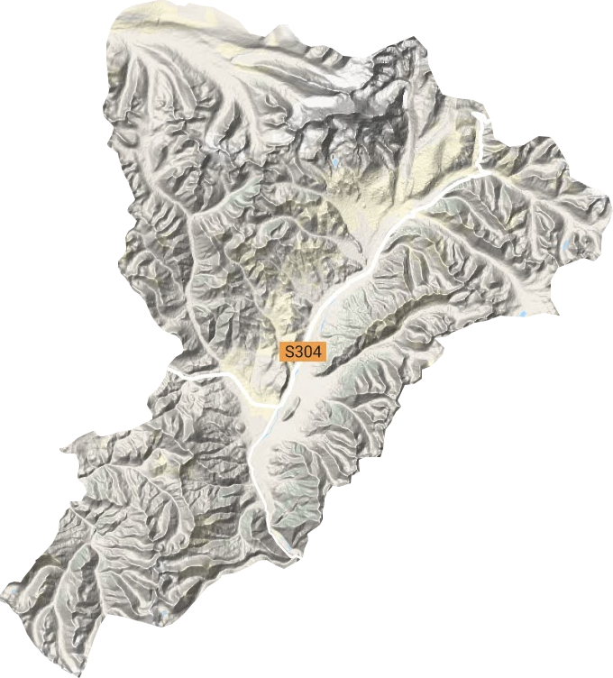 麻江乡地形地图