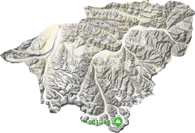 扎西宗乡地形地图