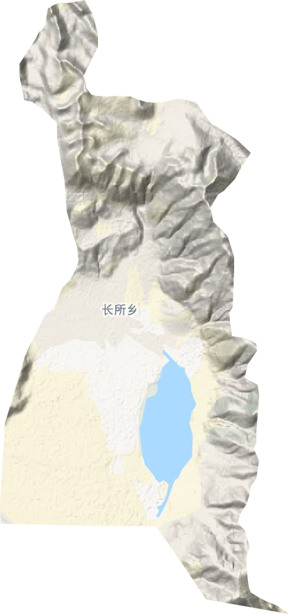 长所乡地形地图