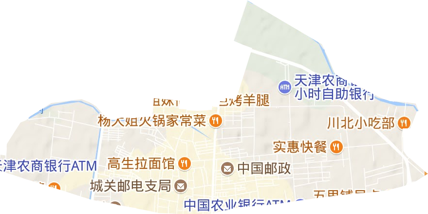 海滨街道地形地图