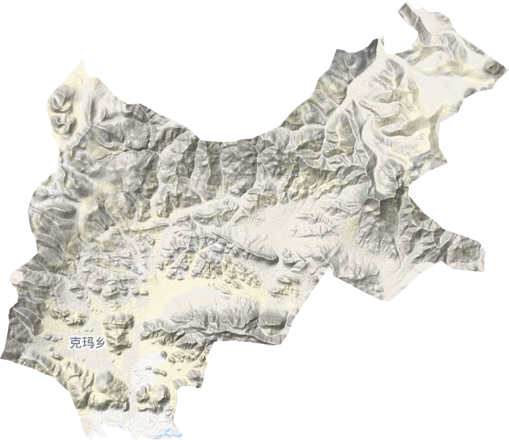 克玛乡地形地图