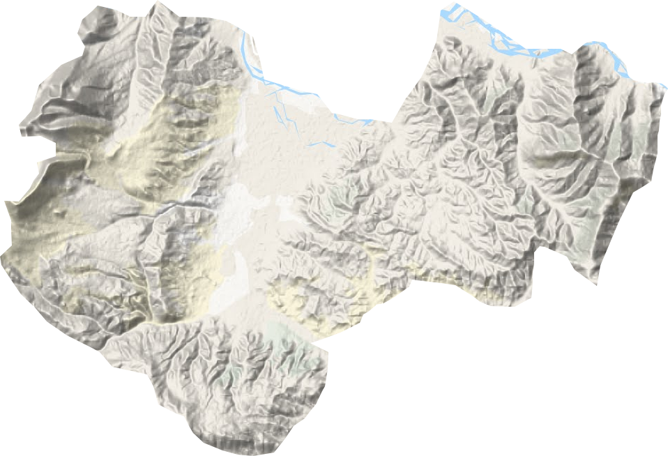 扎西岗乡地形地图