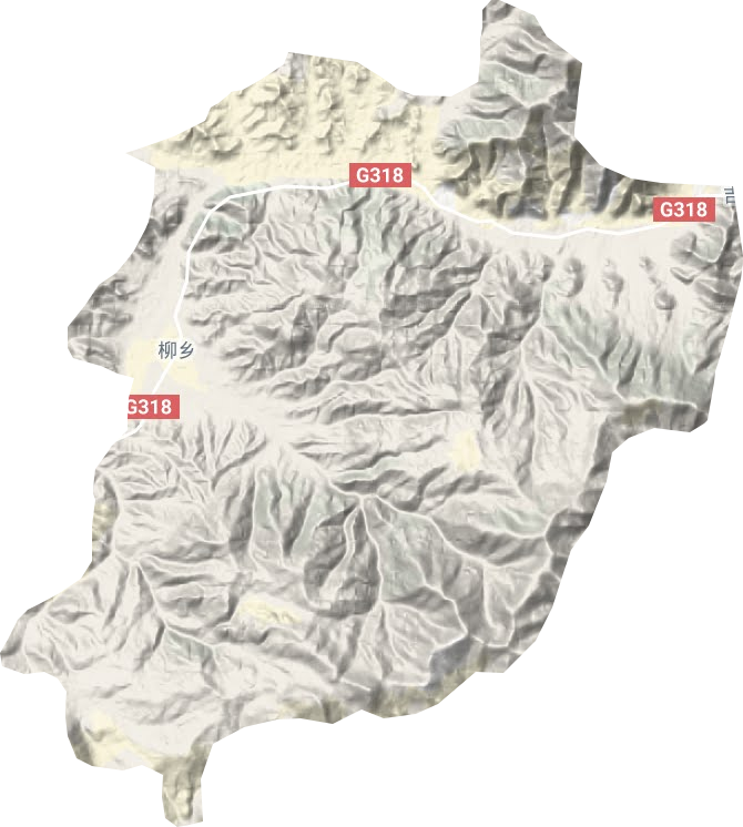 柳乡地形地图