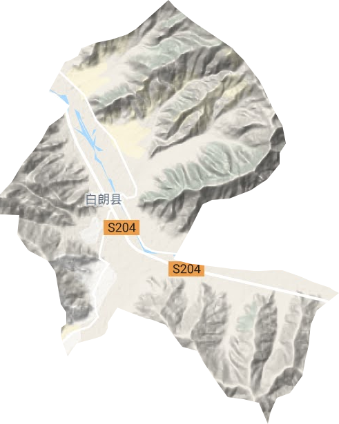 洛江镇地形地图