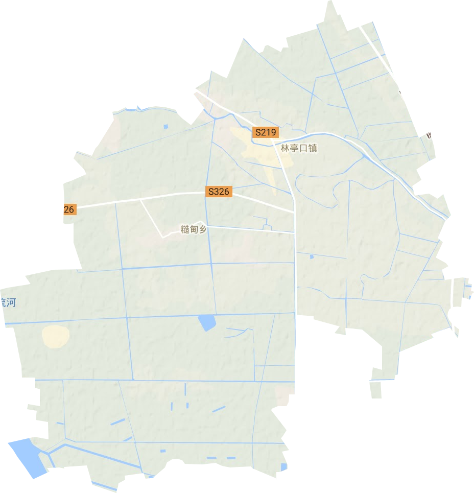 林亭口镇地形地图