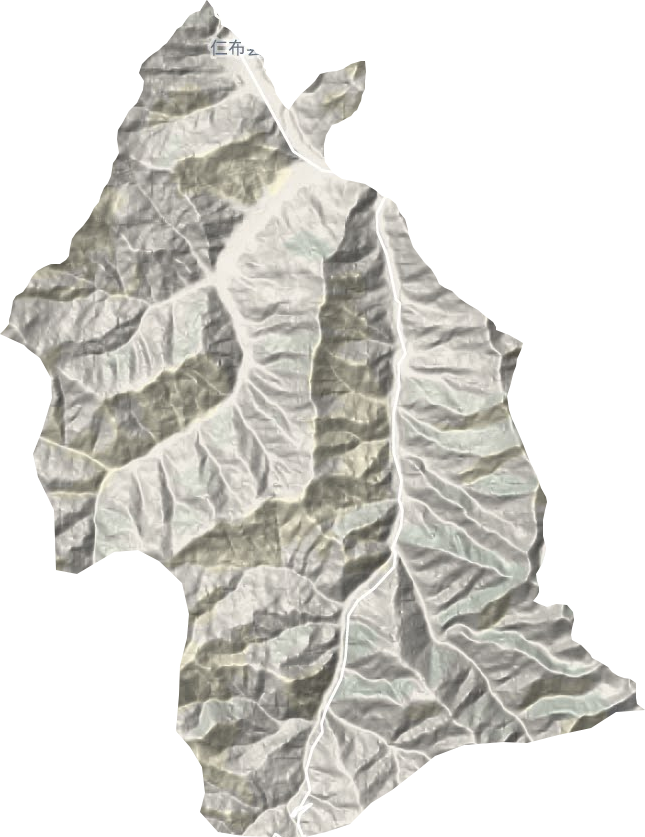 德吉林镇地形地图