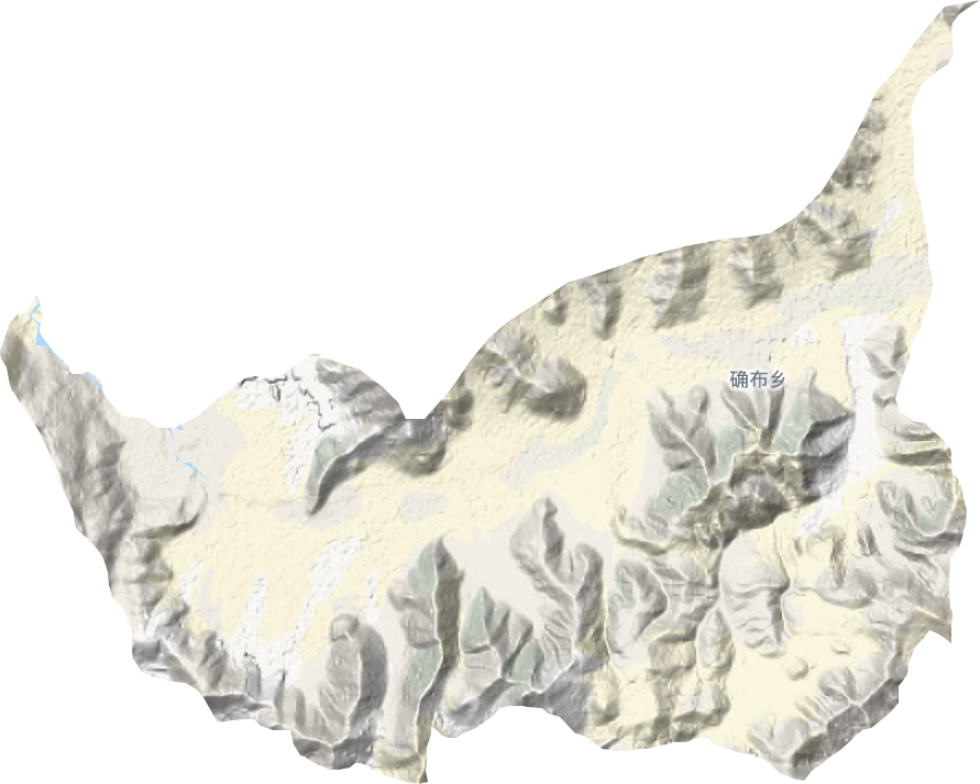 确布乡地形地图