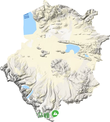 波绒乡地形地图