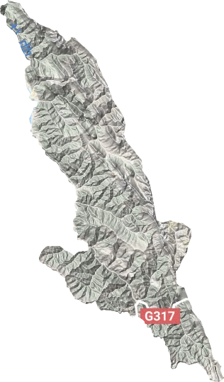 柴维乡地形地图