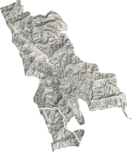 拉多乡地形地图
