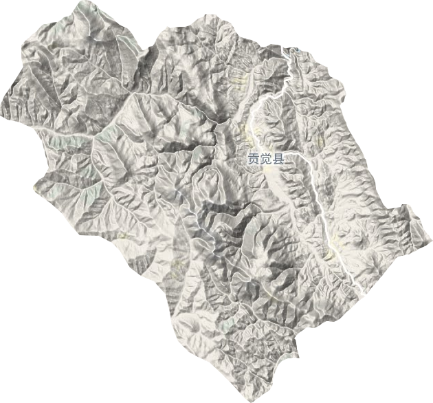 莫洛镇地形地图
