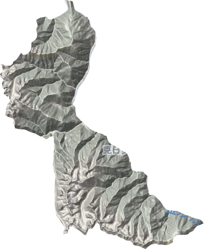克日乡地形地图