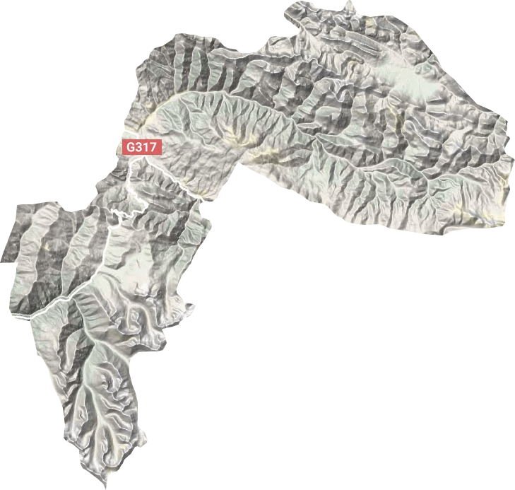 协雄乡地形地图