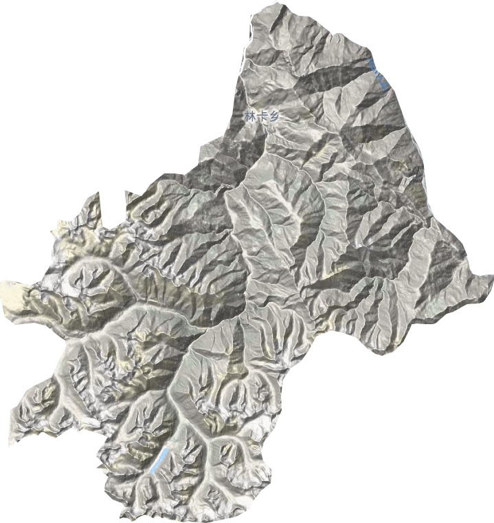林卡乡地形地图
