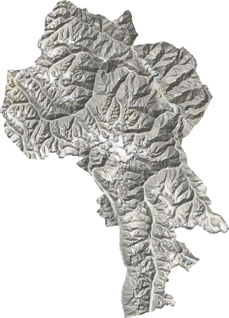 中林卡乡地形地图
