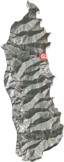 木许乡地形地图