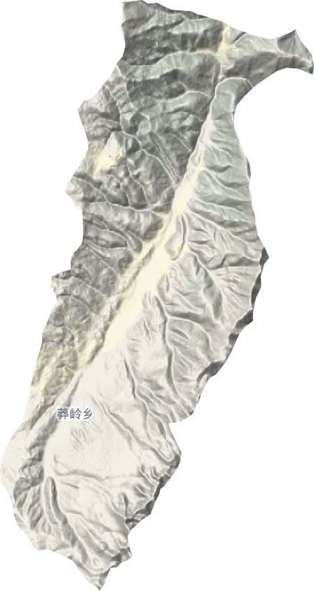 莽岭乡地形地图