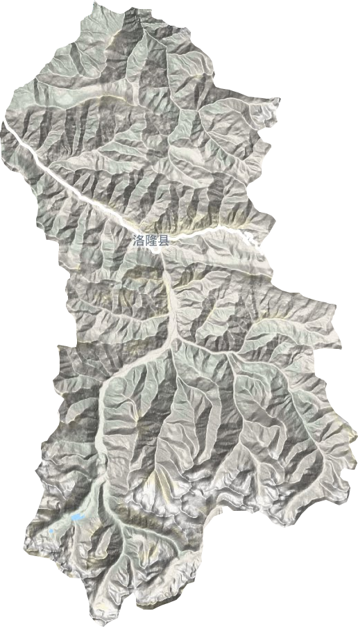 孜托镇地形地图