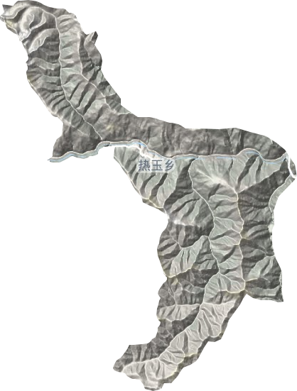 热玉乡地形地图