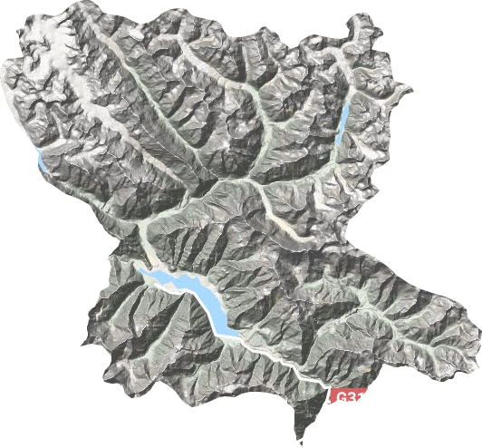 易贡乡地形地图