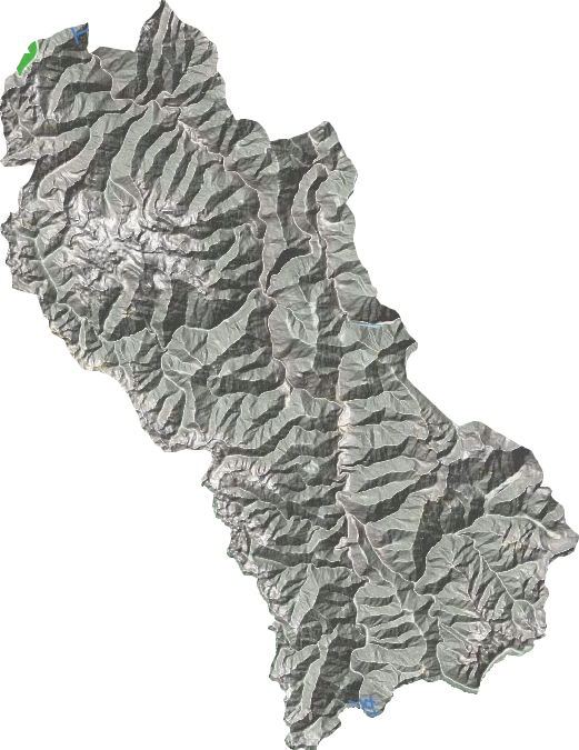 察瓦龙乡地形地图
