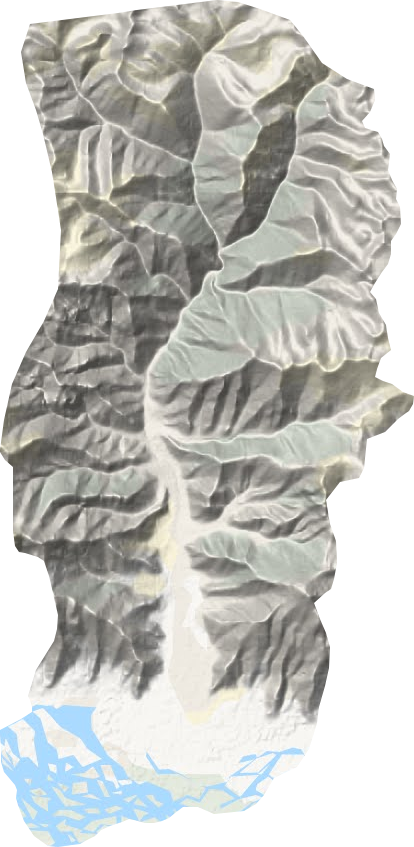 阿扎乡地形地图